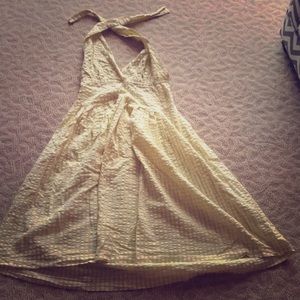 Merona halter checkered dress never worn